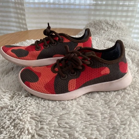 Allbirds Red and Black Sneakers - Picture 5 of 6